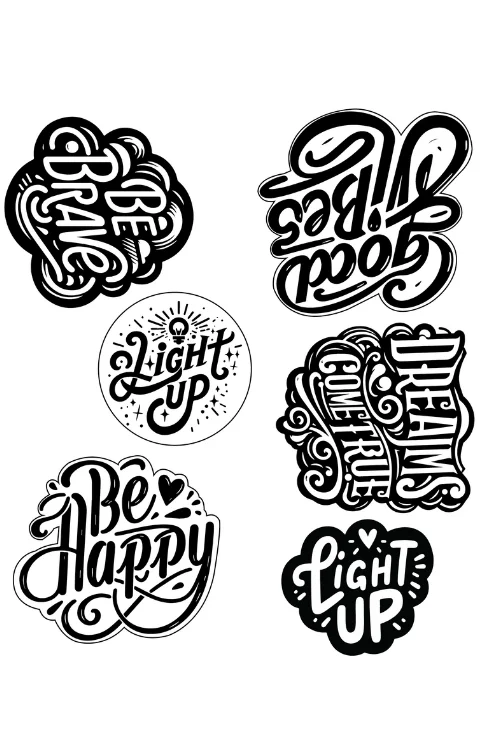 Motivational Quotes Packet Sticker Compatible with Anywhere | Printed In Premium Gloss Vinyl With FPF(Fade Protection Film), Water Proof, Precut Sticker, Pack Of 1, Size 2.0 Inches